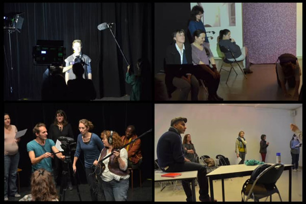 Retours sur les ateliers de pratique en théâtre son vidéo avec Marie PIEMONTESE / Florent TROCHEL, Frédérique RIBIS / Stéphane SCHOUKROUN, Simon BACKES / Güldem DURMAZ, dans le cadre de la formation pluridisciplinaire en octobre 2015 en partenariat avec l'ANRAT, le FAP et la Mgi
