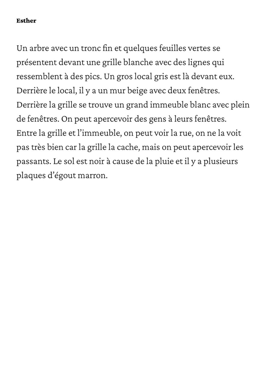 Espace intime / Espace Public